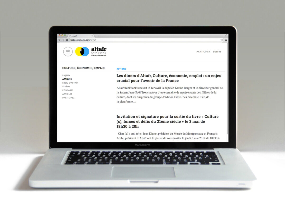 Altair site web © Anne Duval – Altaïr Think Tank