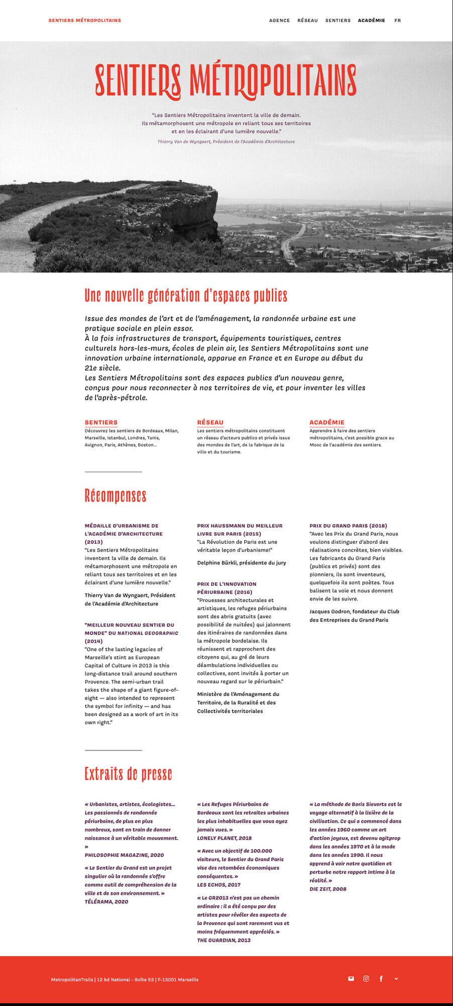  – Sentiers Métropolitains